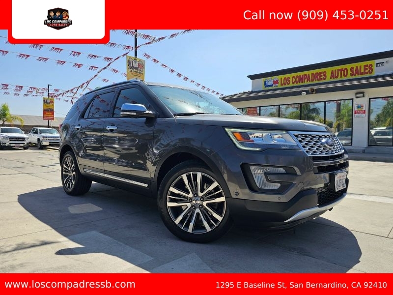 2017 Ford Explorer Platinum Sport Utility 4D