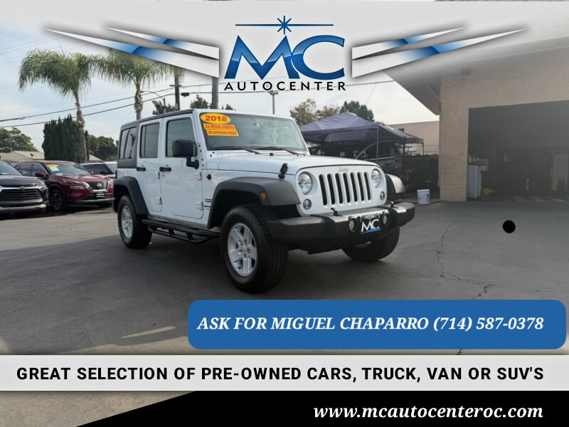 2018 Jeep Wrangler JK Unlimited Sport S's photo