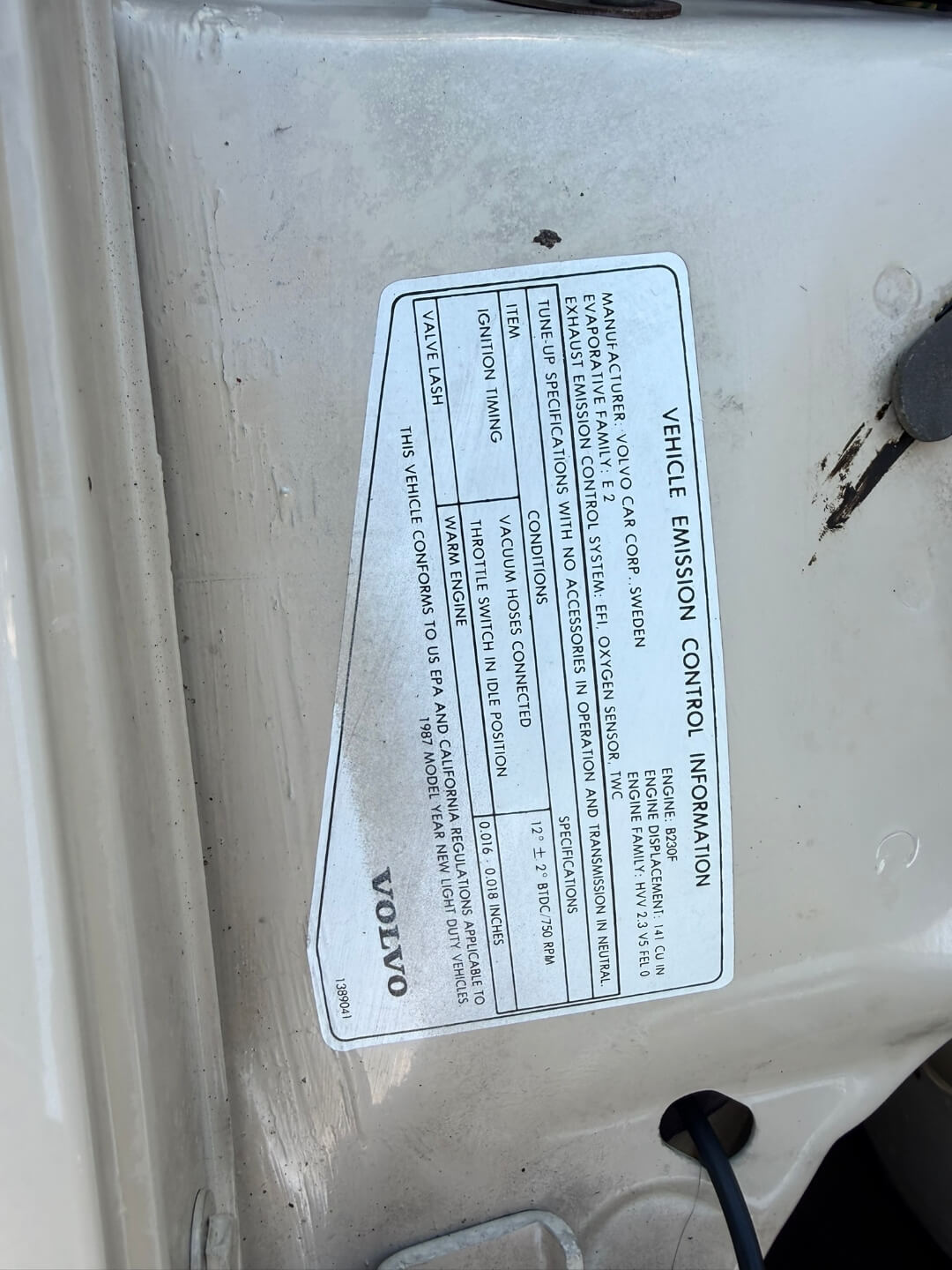 1987 Volvo 240 DL