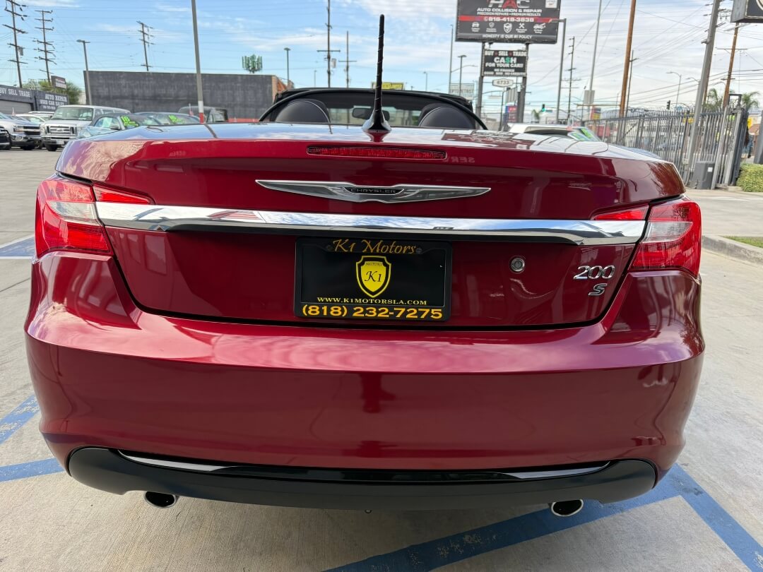 2012 Chrysler 200 S CONVERTIBLE 