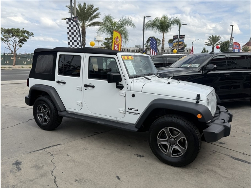 2016 Jeep Wrangler Unlimited Sport S Sport Utility 4D