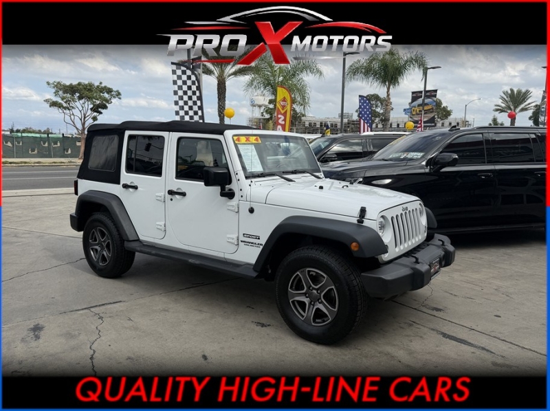 2016 Jeep Wrangler Unlimited Sport S Sport Utility 4D