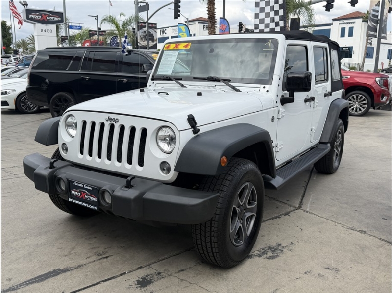 2016 Jeep Wrangler Unlimited Sport S Sport Utility 4D
